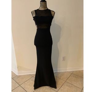 Black Missguided maxi dress